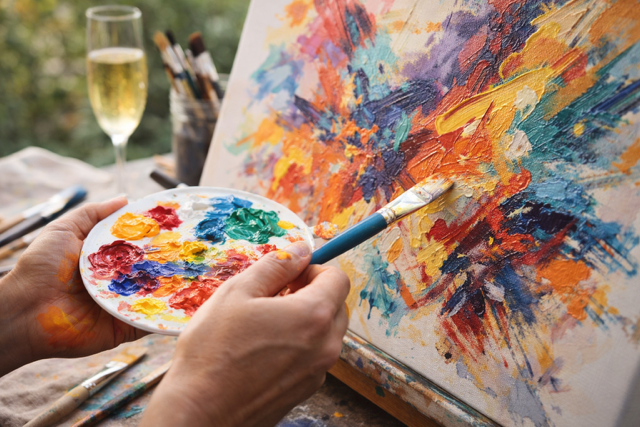 Prosecco & Paint: Abstract Expression